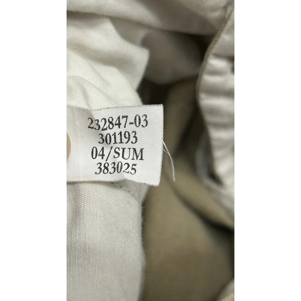 Vintage Banana Republic 100% Linen Pants Men’s 36 X 30 Beige Drawstring Y2K